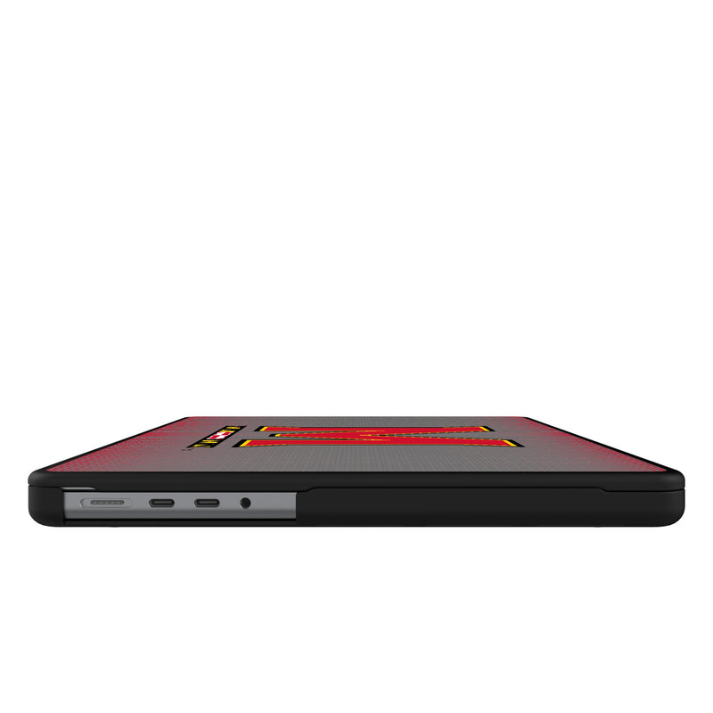 University of Maryland Terrapins Linen MacBook Laptop Case for Apple MacBook Side.Jpg
