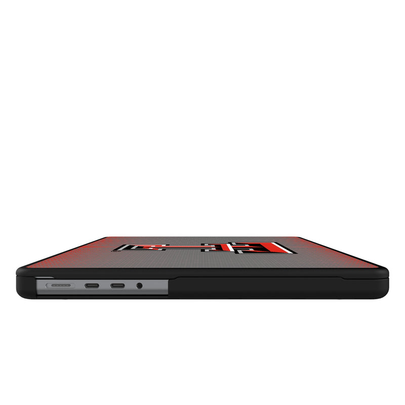 Texas Tech Red Raiders Linen MacBook Laptop Case for Apple MacBook Side.Jpg