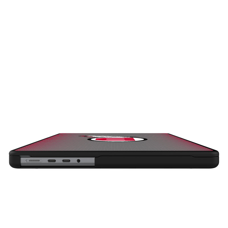 University of Utah Utes Linen MacBook Laptop Case for Apple MacBook Side.Jpg