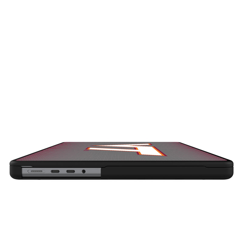 Virginia Tech Hokies Linen MacBook Laptop Case for Apple MacBook Side.Jpg