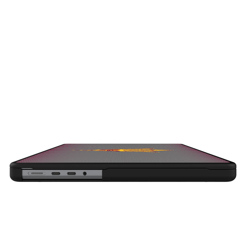 Arizona State University Sun Devils Linen MacBook Laptop Case for Apple MacBook Side.Jpg