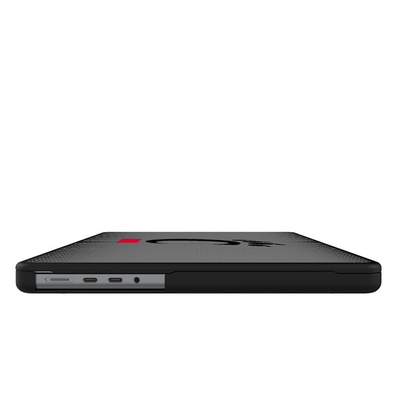 University of Cincinnati Bearcats Linen MacBook Laptop Case for Apple MacBook Side.Jpg