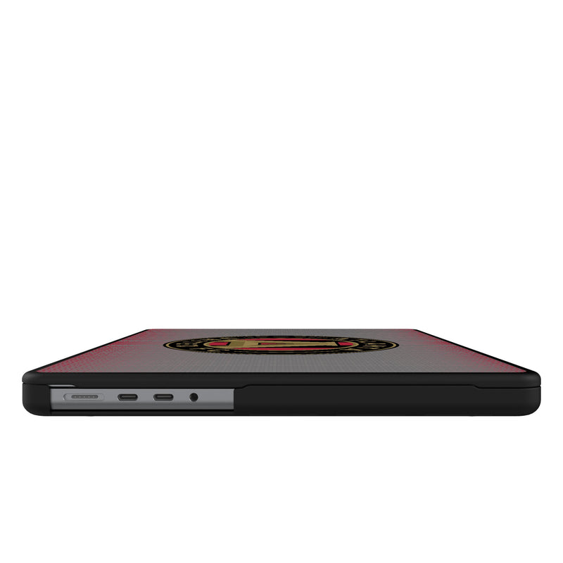 Atlanta United FC Linen MacBook Laptop Case for Apple MacBook Side.Jpg