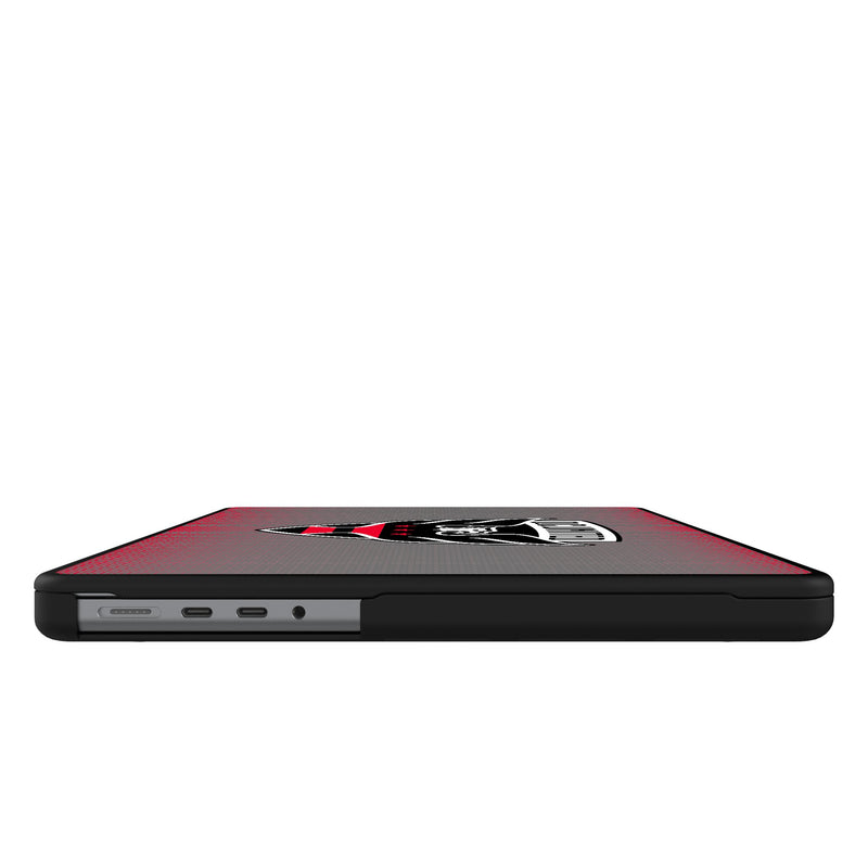 DC United Linen MacBook Laptop Case for Apple MacBook Side.Jpg