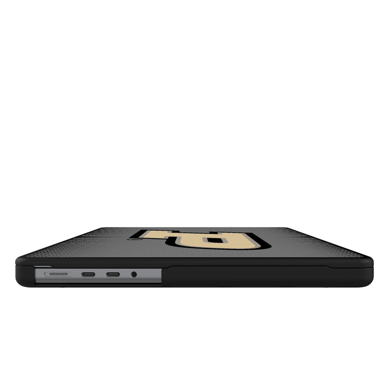 Purdue University Boilermakers Linen MacBook Laptop Case for Apple MacBook Side.Jpg