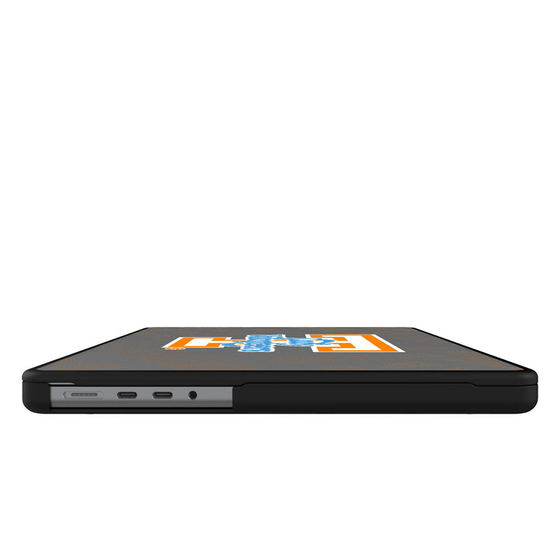 University of Tennessee Volunteers Quadtile MacBook Laptop Case for Apple MacBook Side.Jpg