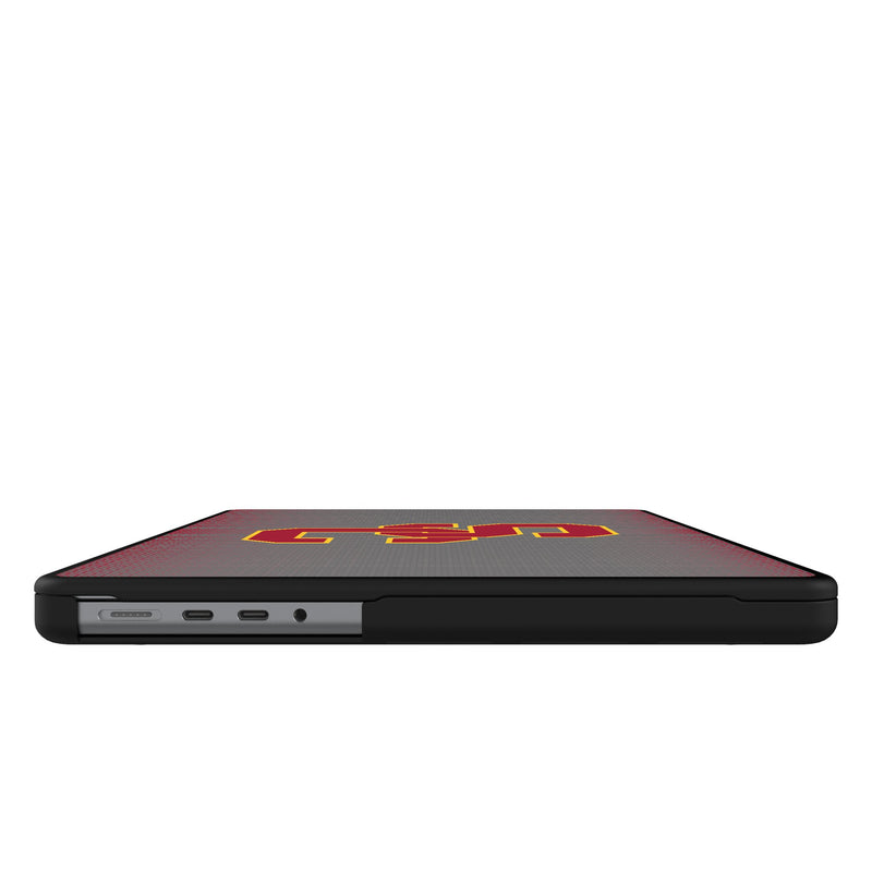 University of Southern California Trojans Linen MacBook Laptop Case for Apple MacBook Side.Jpg