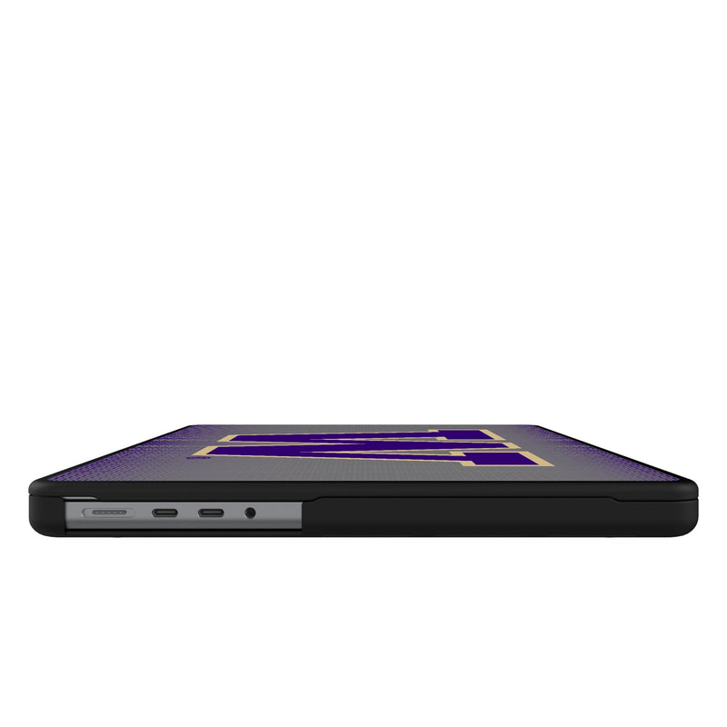 University of Washington Huskies Linen MacBook Laptop Case for Apple MacBook Side.Jpg