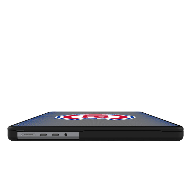 Chicago Cubs 1948-1956 - Cooperstown Collection Linen MacBook Laptop Case for Apple MacBook Side.Jpg