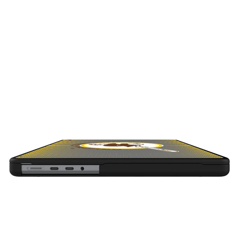 San Diego Padres 1969-1984 - Cooperstown Collection Linen MacBook Laptop Case for Apple MacBook Side.Jpg