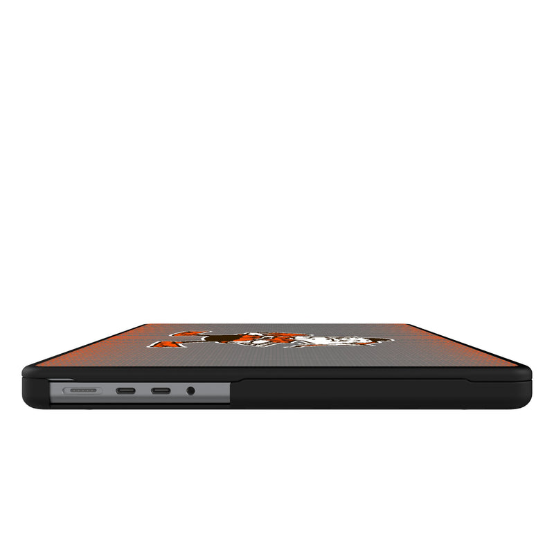 Cleveland Browns Historic Collection Linen MacBook Laptop Case for Apple MacBook Side.Jpg