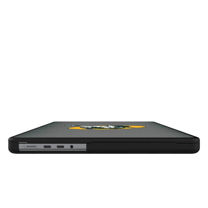 Green Bay Packers Historic Collection Linen MacBook Laptop Case for Apple MacBook Side.Jpg