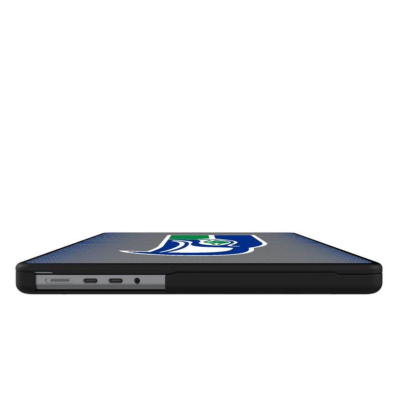 Seattle Seahawks Historic Collection Linen MacBook Laptop Case for Apple MacBook Side.Jpg