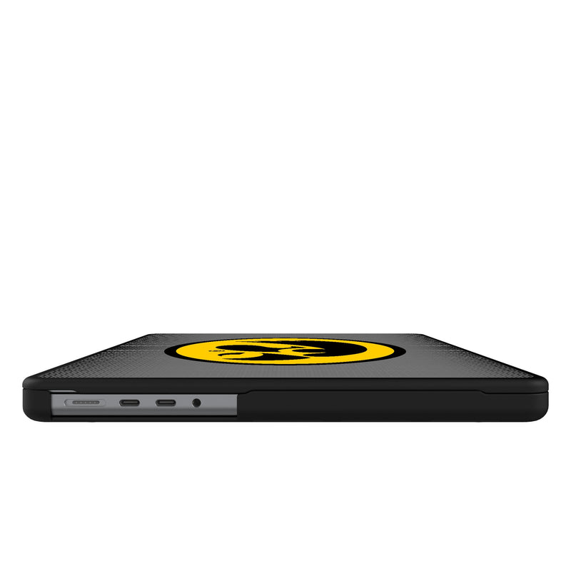 University of Iowa Hawkeyes Linen MacBook Laptop Case for Apple MacBook Side.Jpg