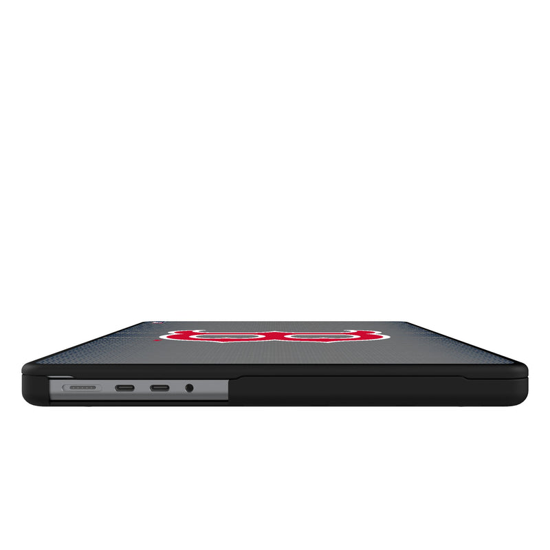 Boston Red Sox Linen MacBook Laptop Case for Apple MacBook Side.Jpg