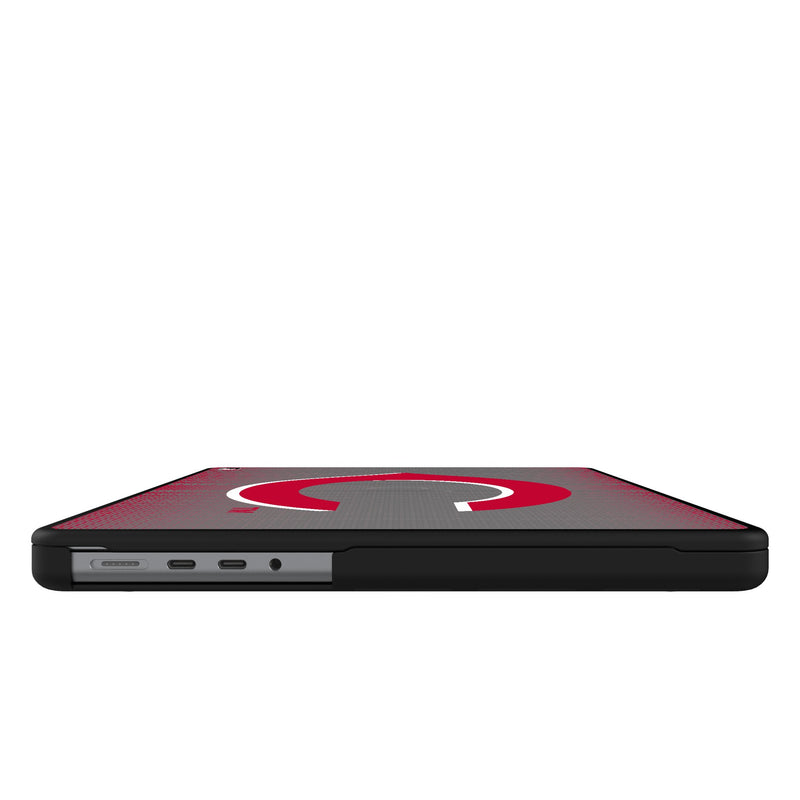 Cincinnati Reds Linen MacBook Laptop Case for Apple MacBook Side.Jpg