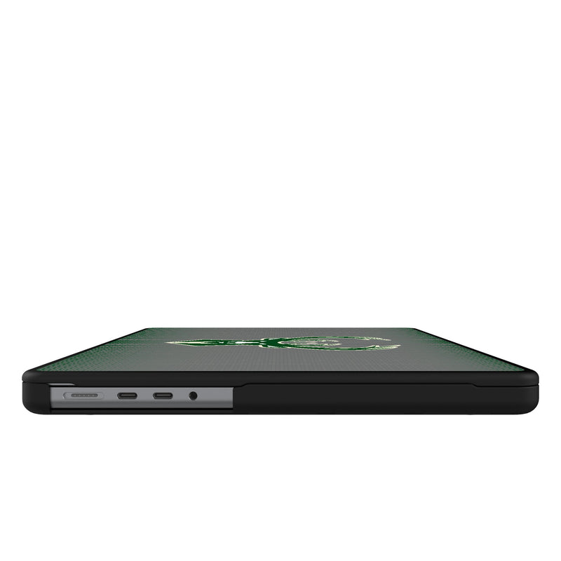 Milwaukee Bucks Linen MacBook Laptop Case for Apple MacBook Side.Jpg