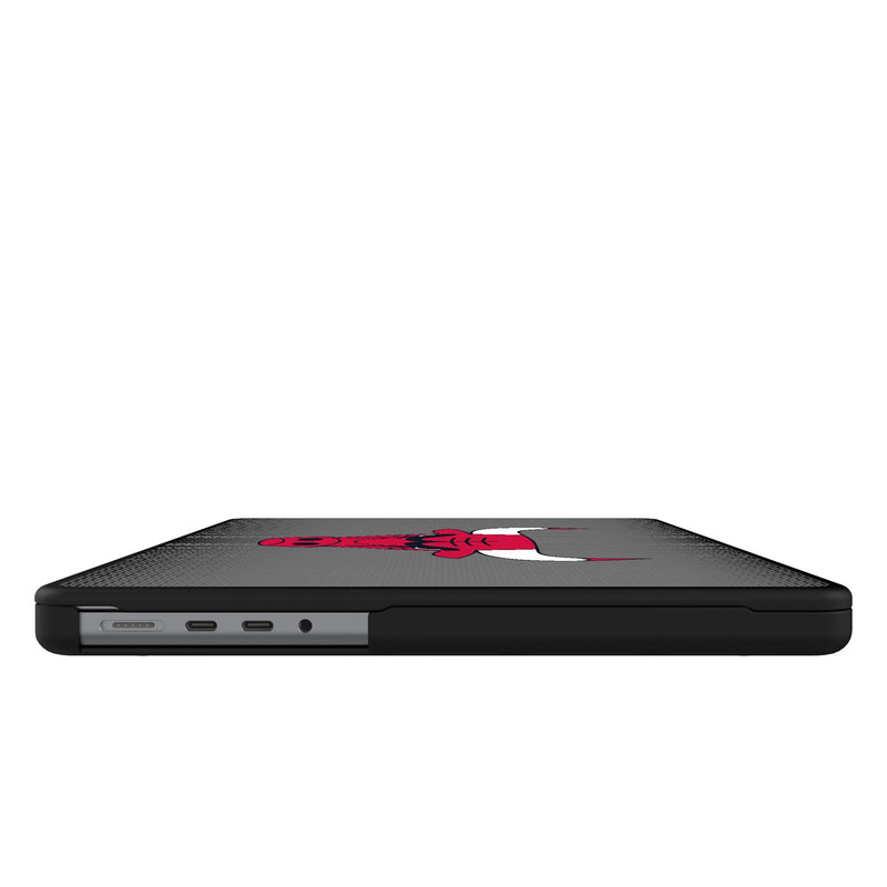 Chicago Bulls Linen MacBook Laptop Case for Apple MacBook Side.Jpg