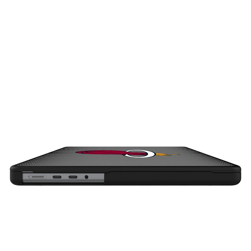 Miami Heat Linen MacBook Laptop Case for Apple MacBook Side.Jpg