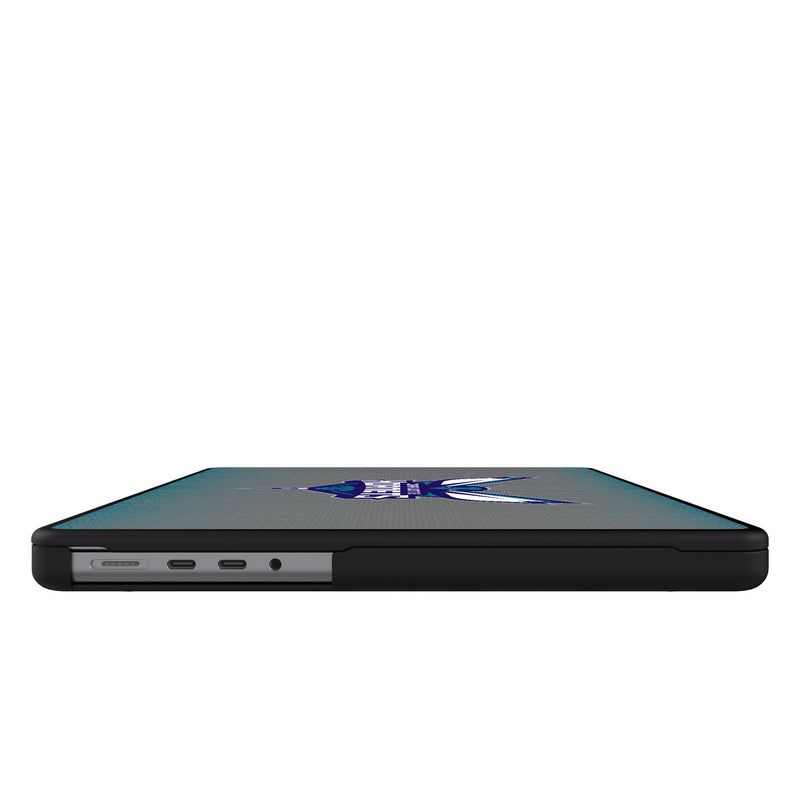 Charlotte Hornets Linen MacBook Laptop Case for Apple MacBook Side.Jpg