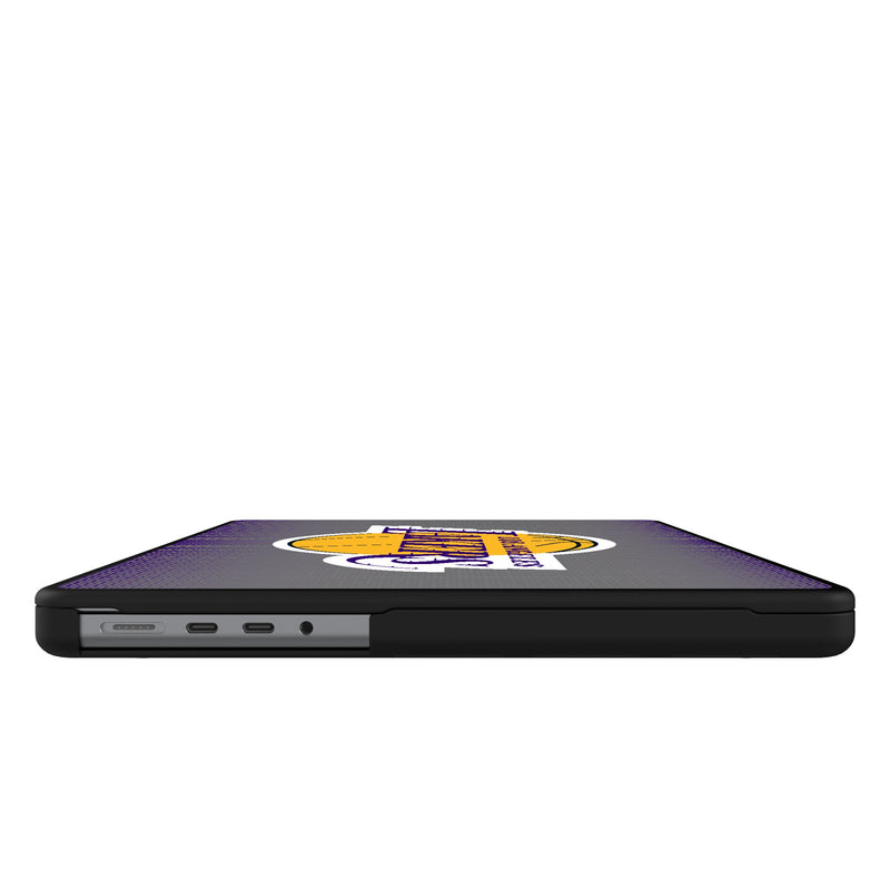 Los Angeles Lakers Linen MacBook Laptop Case for Apple MacBook Side.Jpg