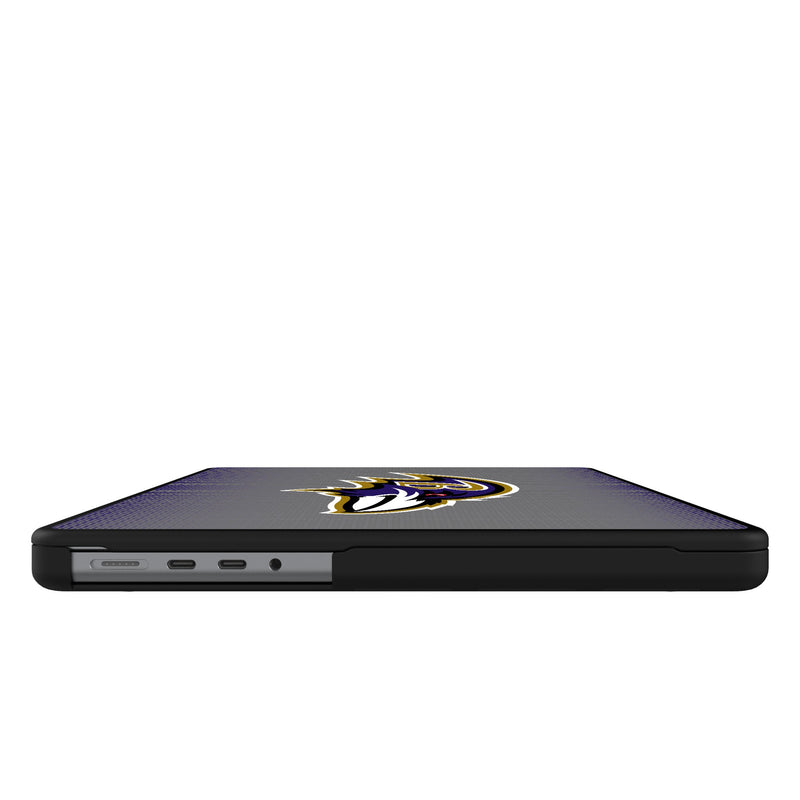 Baltimore Ravens Linen MacBook Laptop Case for Apple MacBook Side.Jpg