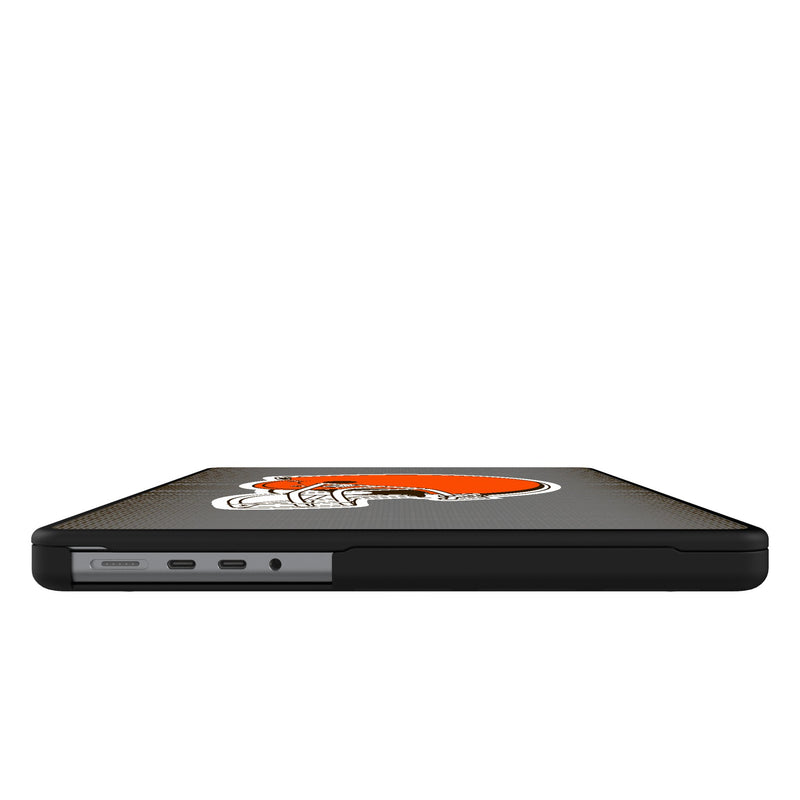 Cleveland Browns Linen MacBook Laptop Case for Apple MacBook Side.Jpg
