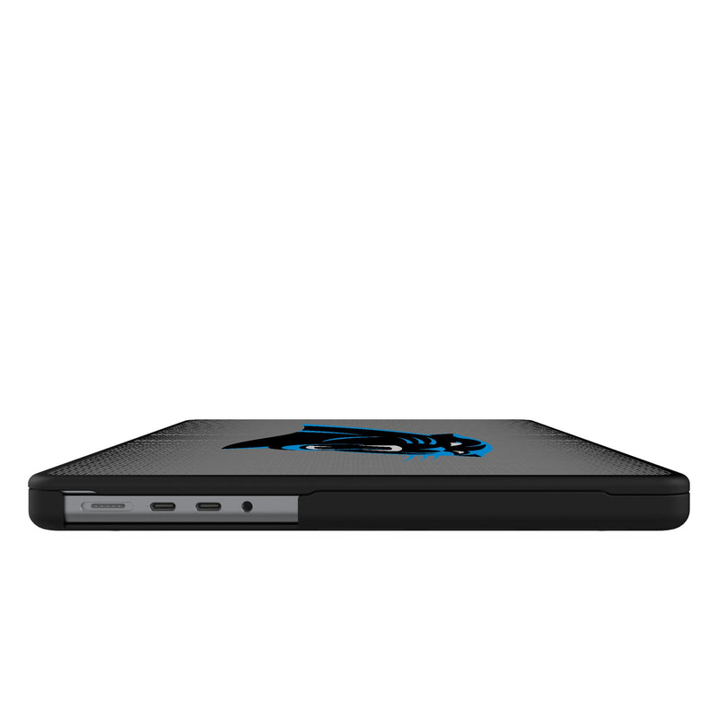 Carolina Panthers Linen MacBook Laptop Case for Apple MacBook Side.Jpg