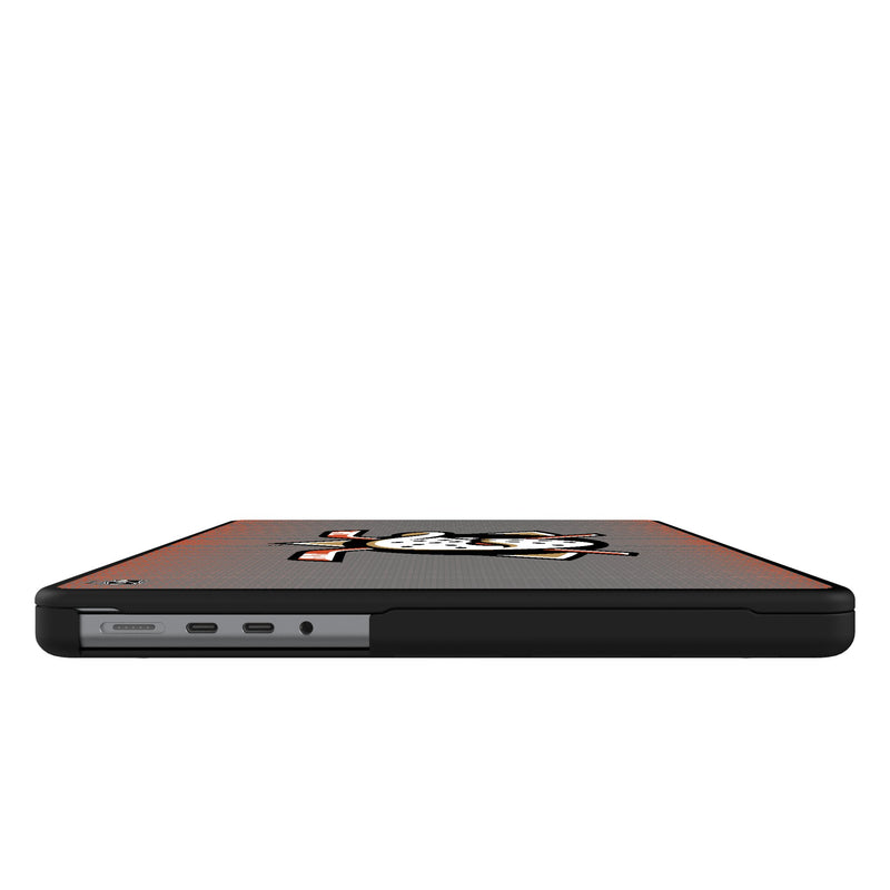 Anaheim Ducks Linen MacBook Laptop Case for Apple MacBook Side.Jpg