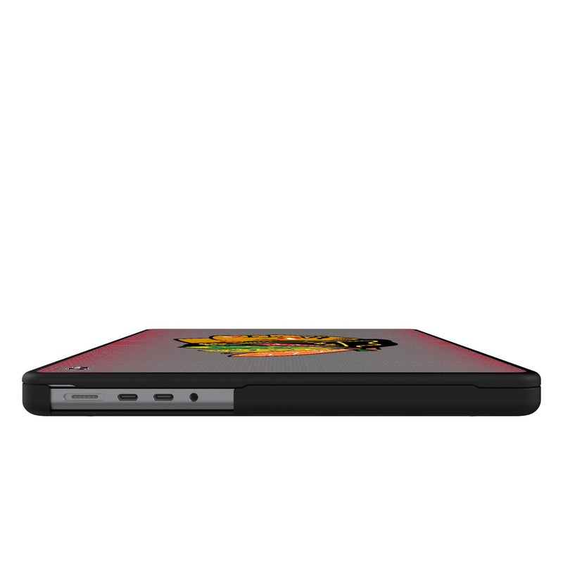 Chicago Blackhawks Linen MacBook Laptop Case for Apple MacBook Side.Jpg