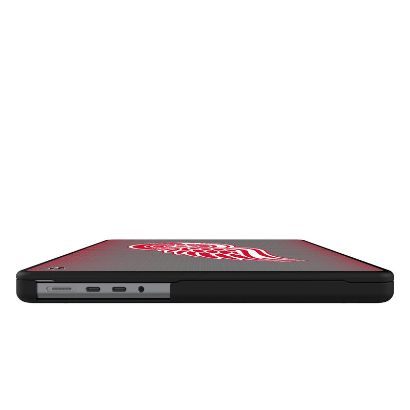 Detroit Red Wings Linen MacBook Laptop Case for Apple MacBook Side.Jpg