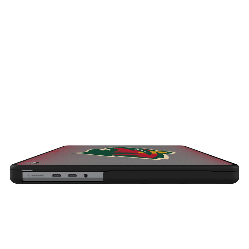 Minnesota Wild Linen MacBook Laptop Case for Apple MacBook Side.Jpg