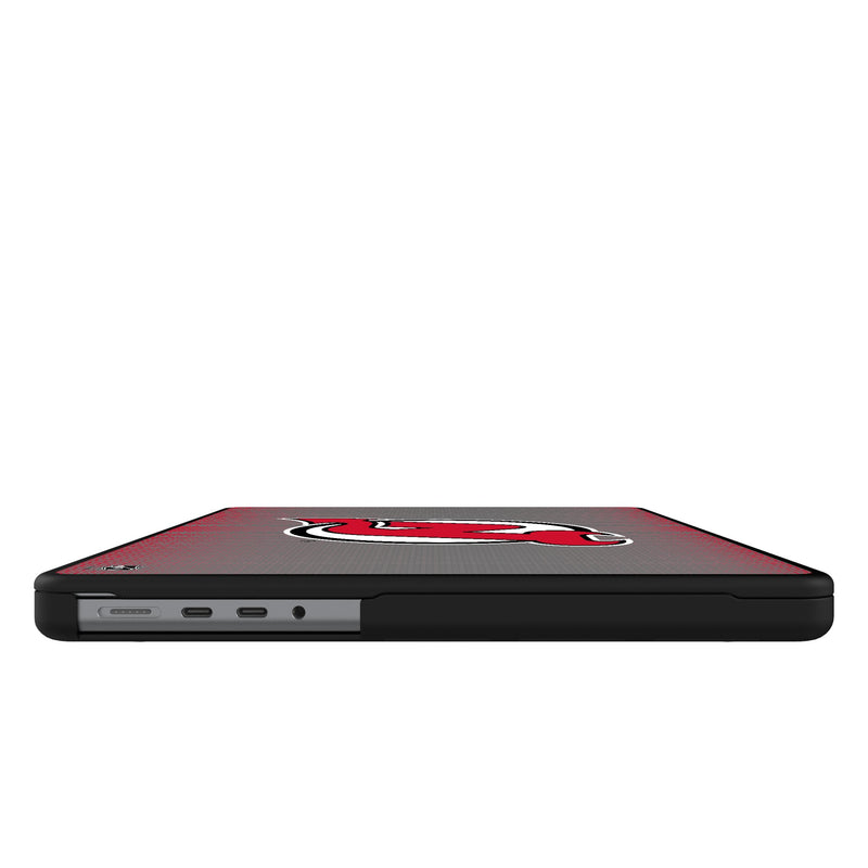 New Jersey Devils Linen MacBook Laptop Case for Apple MacBook Side.Jpg