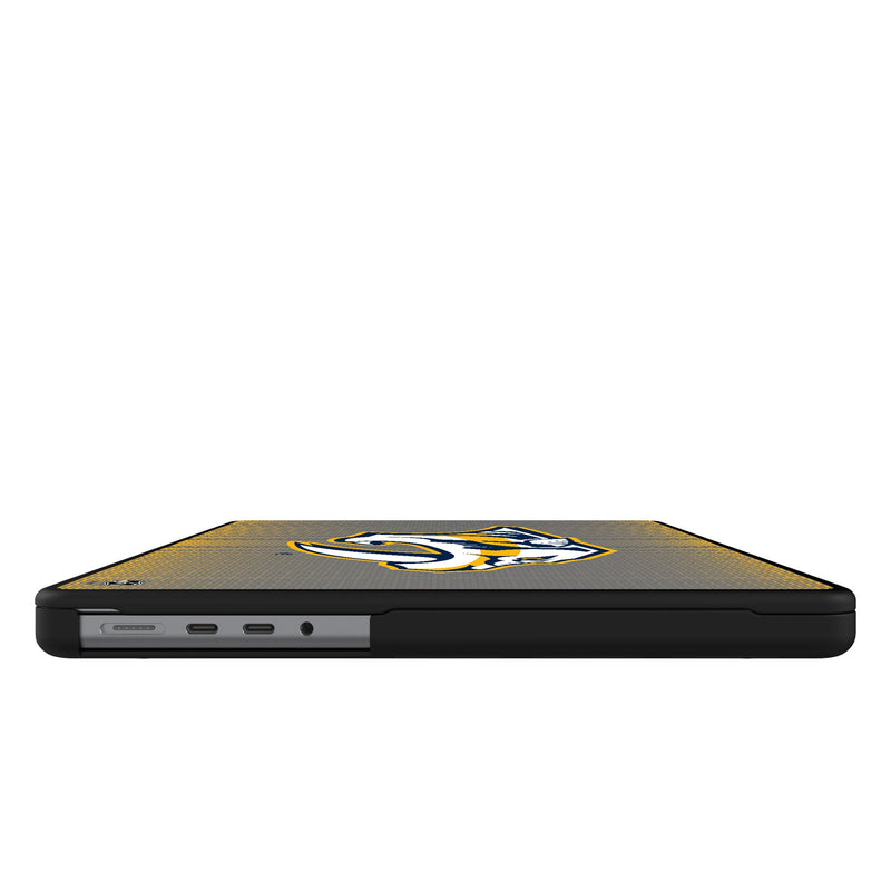 Nashville Predators Linen MacBook Laptop Case Side.Jpg