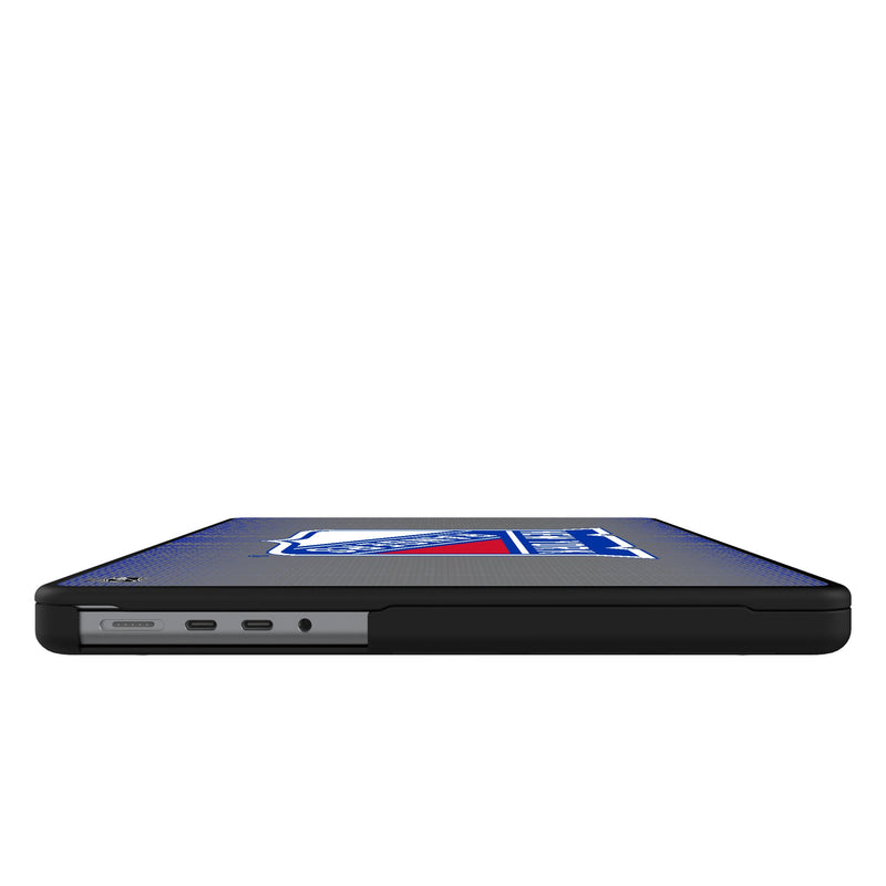 New York Rangers Linen MacBook Laptop Case Side.Jpg