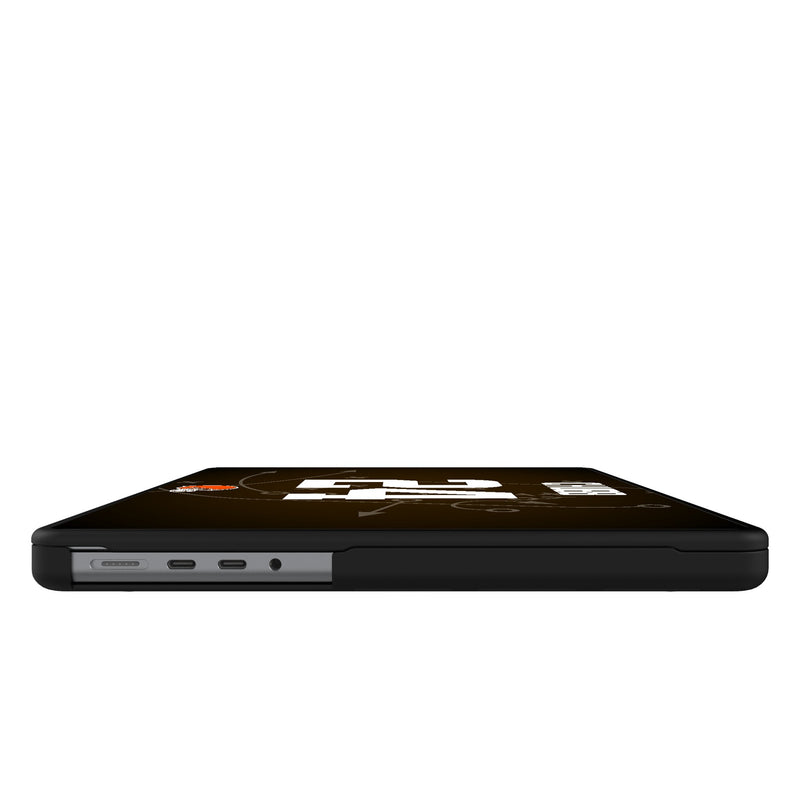 Nick Chubb Cleveland Browns 24 Ready MacBook Laptop Case Side.Jpg