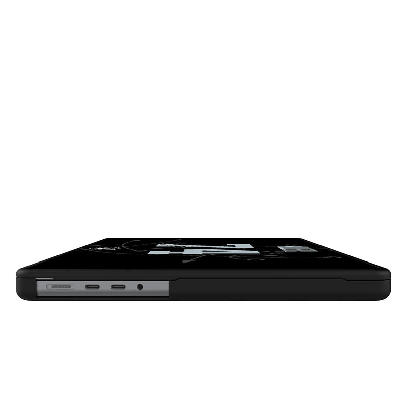 Kolton Miller Las Vegas Raiders 74 Game Tactic MacBook Laptop Case for Apple MacBook Side.Jpg