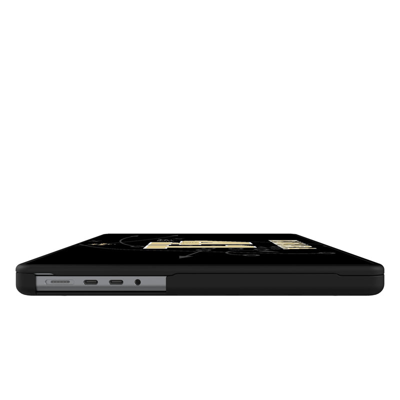 Alvin Kamara New Orleans Saints 41 Ready MacBook Laptop Case Side.Jpg