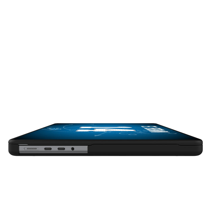 Amon-Ra St. Brown Detroit Lions 14 Ready MacBook Laptop Case Side.Jpg