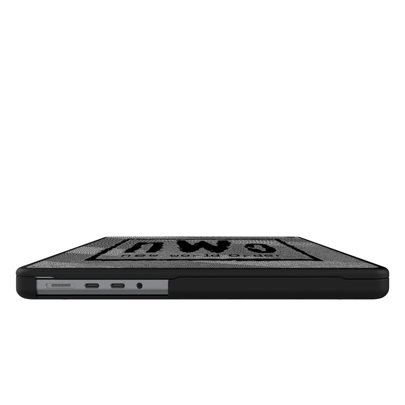New World Order Steel MacBook Laptop Case for Apple MacBook Side.Jpg