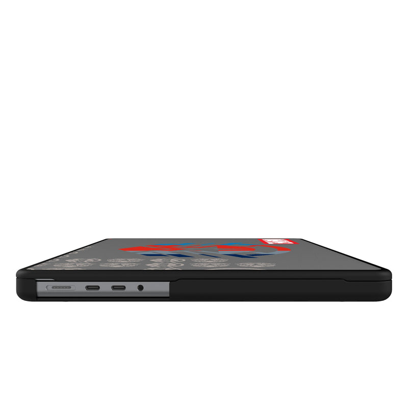 Marvel Avengers Sam Wilson Captain America Sigil MacBook Laptop Case for Apple MacBook Side.Jpg