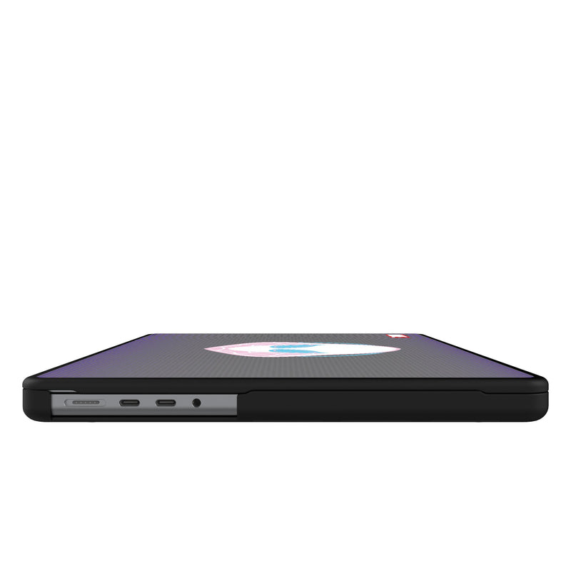 Marvel Spider-Gwen Grid MacBook Laptop Case for Apple MacBook Side.Jpg