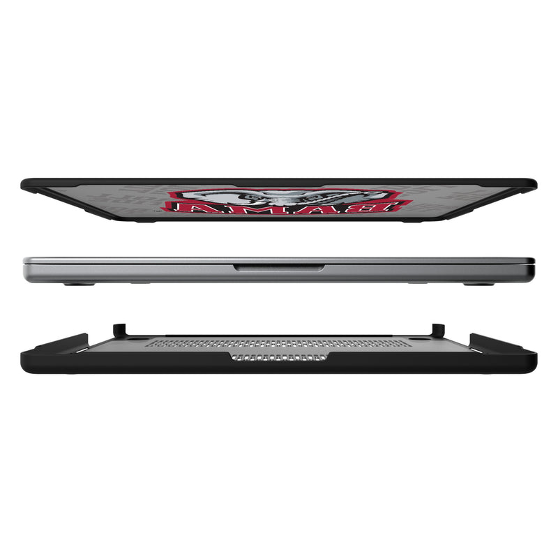 University of Alabama Crimson Tide Script A Quadtile MacBook Laptop Case for Apple MacBook Split.Jpg