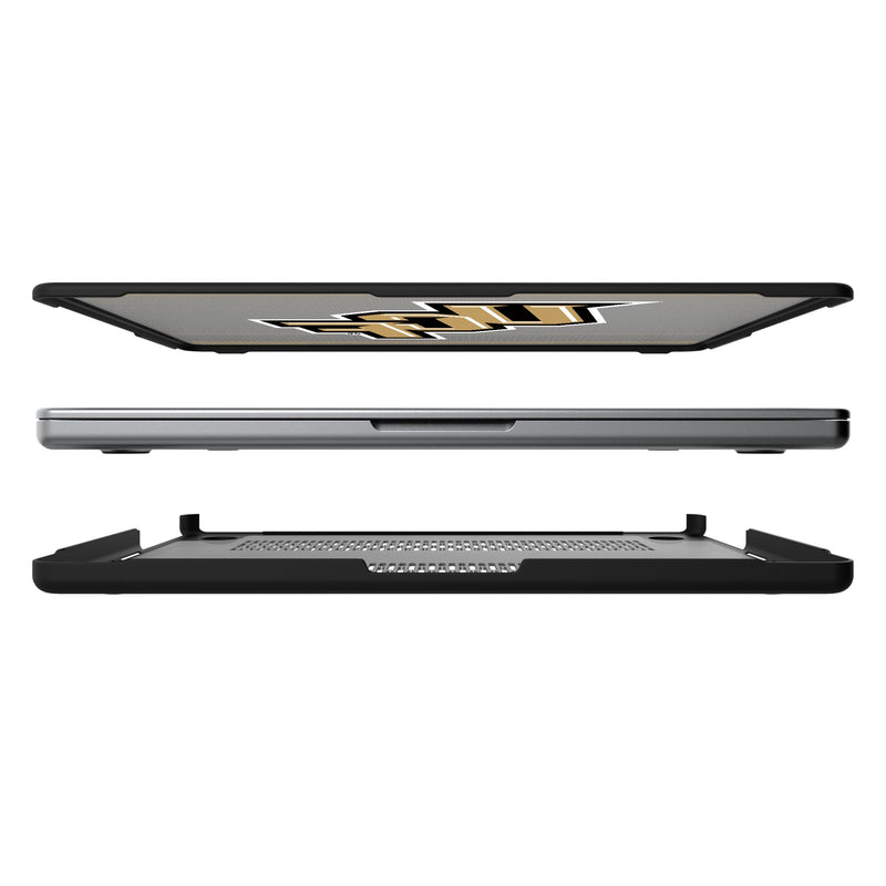 University of Central Florida Golden Knights Linen MacBook Laptop Case for Apple MacBook Split.Jpg