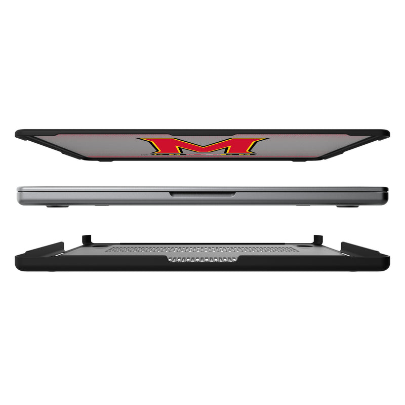 University of Maryland Terrapins Linen MacBook Laptop Case for Apple MacBook Split.Jpg