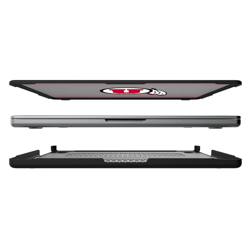 University of Utah Utes Linen MacBook Laptop Case for Apple MacBook Split.Jpg