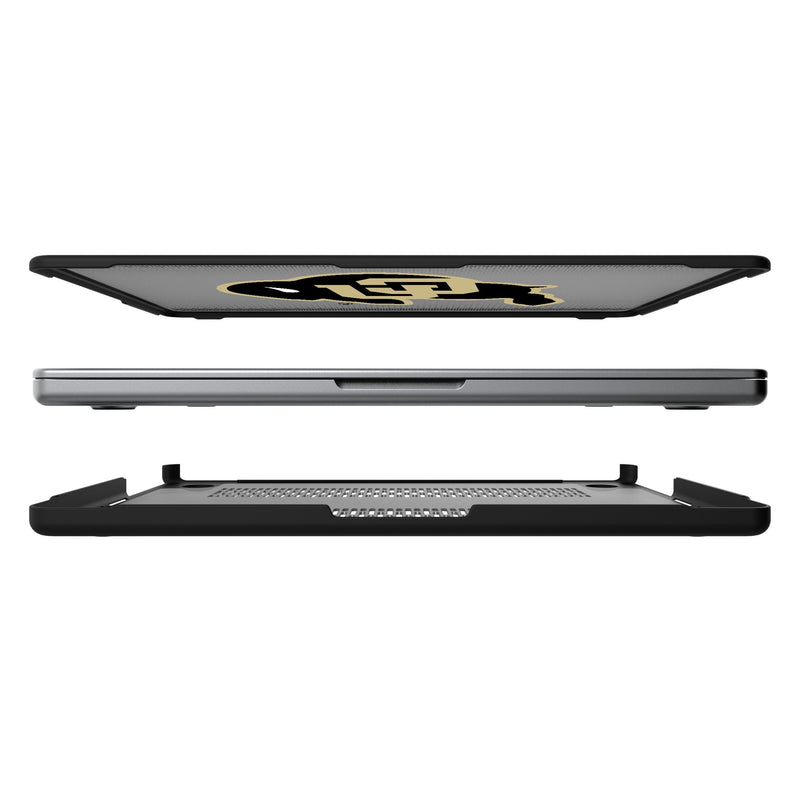 University of Colorado Buffaloes Linen MacBook Laptop Case for Apple MacBook Split.Jpg