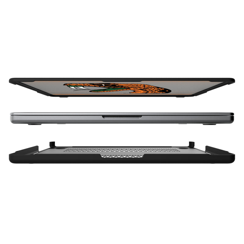 Florida A&M University Rattlers Linen MacBook Laptop Case for Apple MacBook Split.Jpg