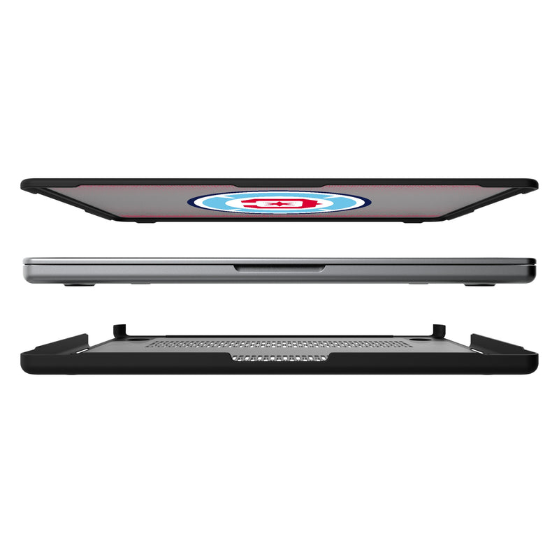 Chicago Fire Linen MacBook Laptop Case for Apple MacBook Split.Jpg