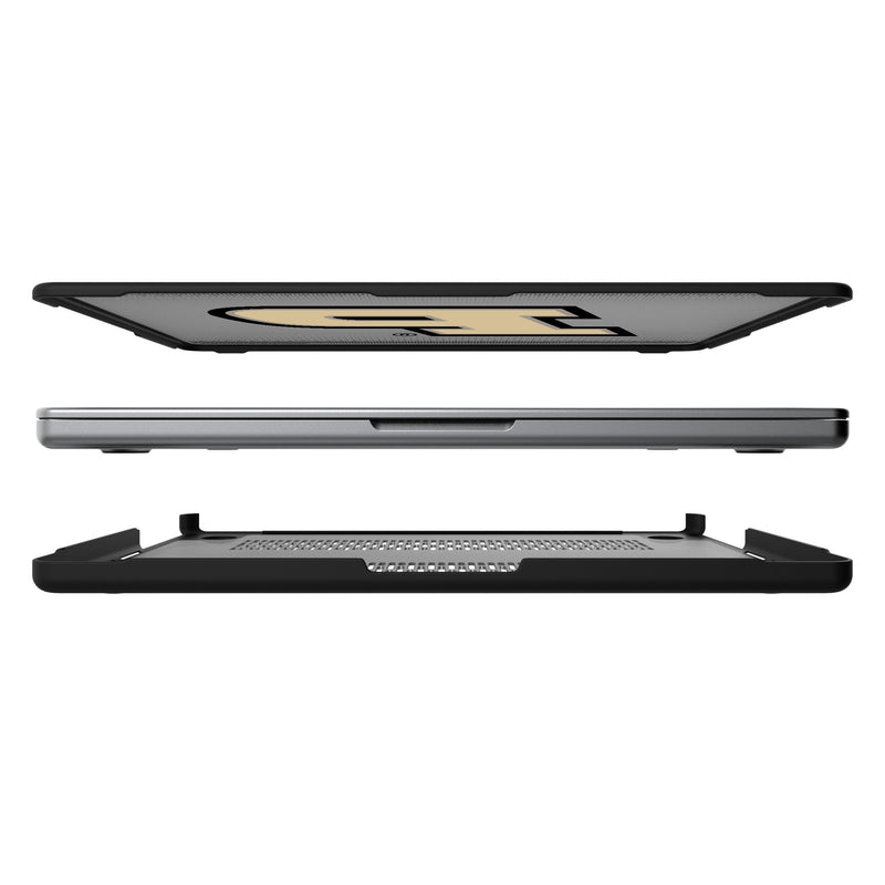 Purdue University Boilermakers Linen MacBook Laptop Case for Apple MacBook Split.Jpg